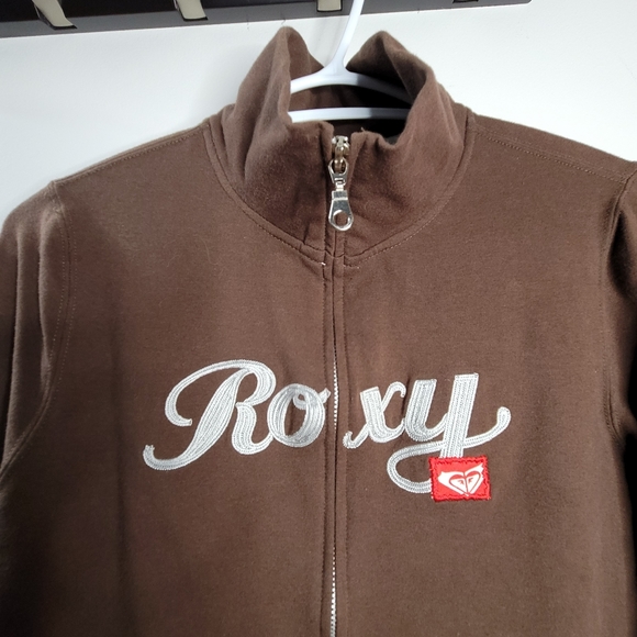 Women's Roxy Brown Zipup - Picture 3 of 6